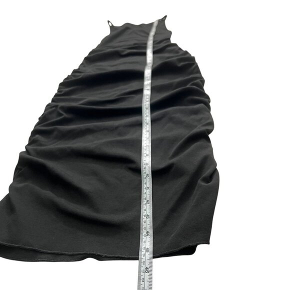 WeWoreWhat Ruched High Neck Midi Dress Black Size XS Minimalist Baddie‎ - Picture 11 of 11